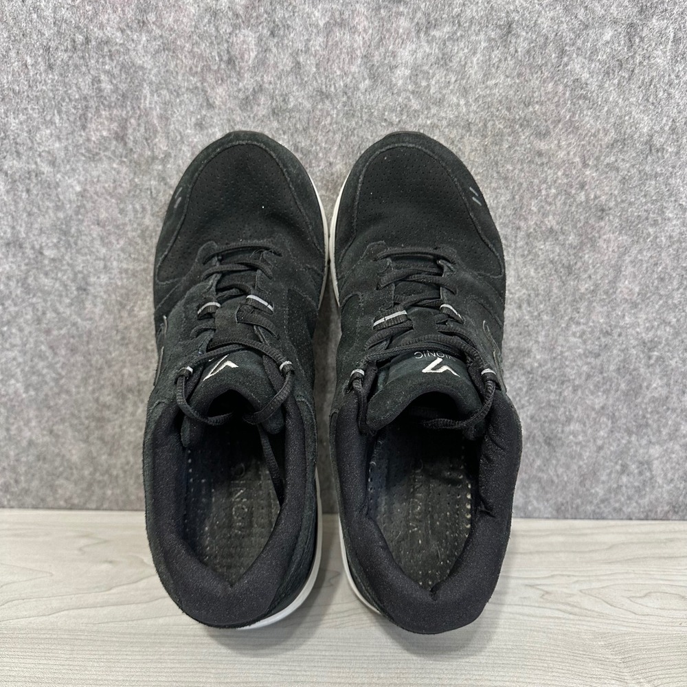 Vionic Revive Sneakers Mens 9 Blk Suede Walking Shoes FMT Technology Sporty - Picture 6 of 10